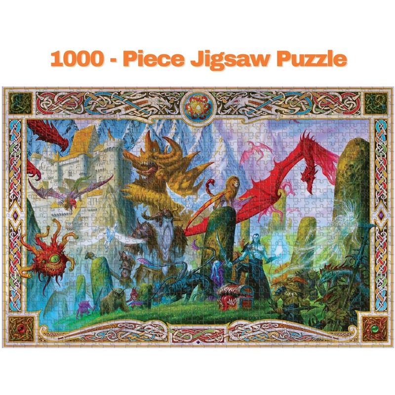 Toynk Dungeon Denizens Mythical Monster Puzzle | 1000 Piece Jigsaw Puzzle, 3 of 8