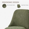 Spruce&Spring Upholstered Swivel Armless Dining Chair for Kitchen Living Room - 4 of 4