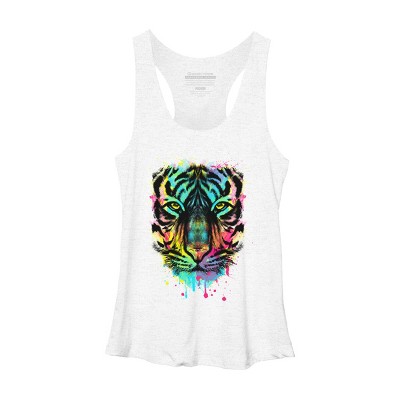 Women's Design By Humans Hunting For Colors By clingcling Racerback Tank Top