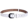 INSPIRE CHIC Women's Carved Multi-Hole Hollow Leather Belts - 3 of 4