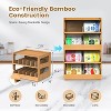 2 Tier Stackable Bamboo Pantry Organizer, Can Storage Rack Ideal for 36 Human and Pet Food Cans - 2 of 4