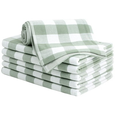 100% Cotton Plaid Absorbent Gradient Pattern Style Cleaning Dish Cloth -  Piccocasa : Target