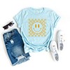 Simply Sage Market Women's Mustard Smiley Face Short Sleeve Graphic Tee - 2 of 2