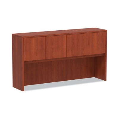 Medium Cherry 35'' H Hutch with Doors and Compartments