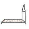 Whisen Twin Size Wood Platform Bed with House-shaped Headboard - 3 of 4