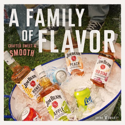 Jim Beam Peach Flavored Bourbon Whiskey - 1.75L Bottle