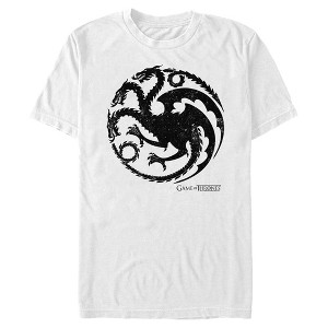 Men's Game of Thrones Targaryen Dragon Symbol T-Shirt - 1 of 4
