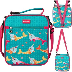 Convertible Insulated Reusable Lunch Bag Tote For Kids & Adults - Unique Straps Converts to a Lunch Box  Shoulder Bag  Or Backpack for School or Work - 1 of 4