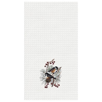 C&F Home Chickadees Waffle Weave Cotton Kitchen Towel