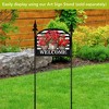 Briarwood Lane Spring Art Sign 8.25x10.25 Striped Geraniums For Spring Art Sign - 3 of 4