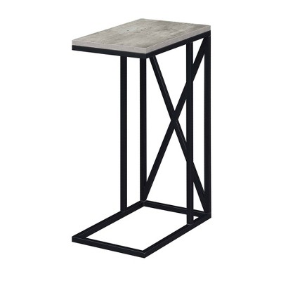 Tucson C End Table Faux Birch/Black - Breighton Home