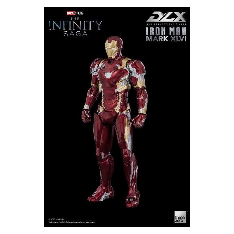 Iron Man Mark 46 1:12 Scale Figure | Threezero The Avengers Infinity Saga DLX Action figures, 3 of 6
