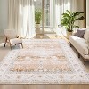 Washable Kitchen Rug, Soft Non-Slip Floral Runner for Hallway, Entryway, Laundry, Bathroom - 2 of 4