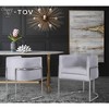 TOV Furniture Giselle Velvet Dining Chair with Silver Base by Inspire Me! Home Decor - 2 of 4