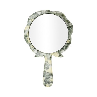 Unique Bargains Roses Shaped Handheld Mirrors 1 Pc