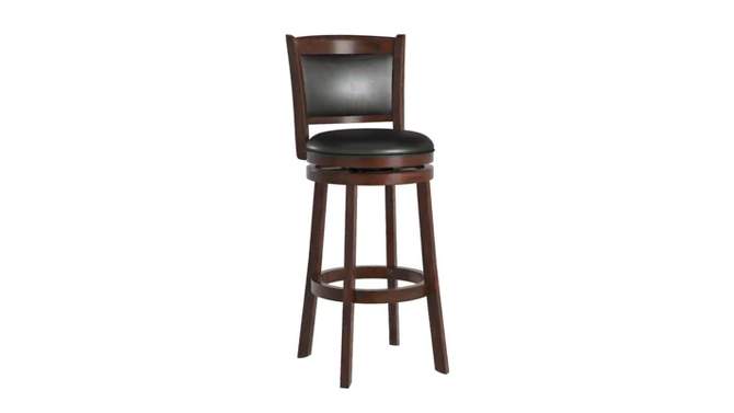 29&#34; Piacenza Swivel Faux Leather Barstool Black - Inspire Q, 2 of 7, play video