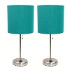 Creekwood Home Contemporary Bedside Table Lamp with Power Outlet - 4 of 4