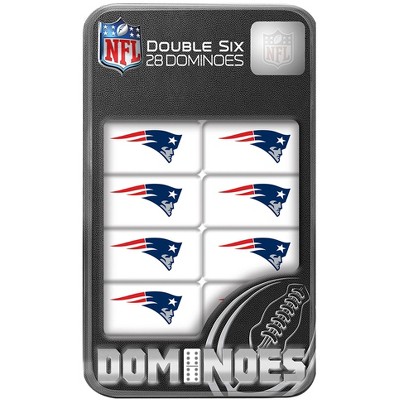 MasterPieces NFL New England Patriots Double-Six Dominoes