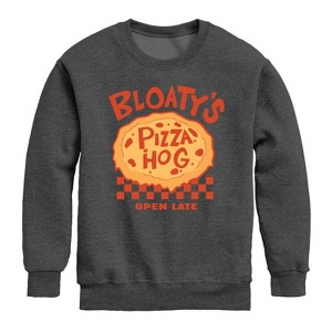Boys' - Invader Zim - Bloatys Pizza Hog Graphic Long Sleeve Fleece Sweatshirt - 1 of 3