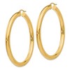 Black Bow Jewelry 5mm, 14k Yellow Gold Classic Round Hoop Earrings, 60mm (2 3/8 Inch) - 2 of 4