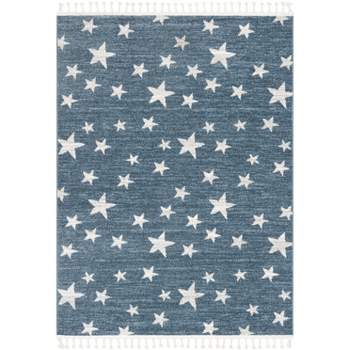 Well Woven Kosme Geometric Star Stain-resistant Area Rug