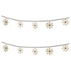 Melrose Fabric Snowflake Garland (Set of 2) - 3 of 3