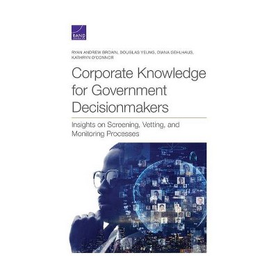 Corporate Knowledge for Government Decisionmakers - by  Ryan Andrew Brown & Douglas Yeung & Diana Gehlhaus & Kathryn O'Connor (Paperback)