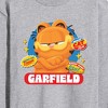 Men's - Garfield - Garfield Stickers Long Sleeve Graphic T-Shirt - 2 of 4