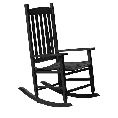BestMassage Outdoor Rocking Chair Classic Wooden Patio Rocking Chair