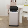 Dolonm 50L Smart Sensor Trash Can - Automatic Motion-Activated Lid, Stainless Steel, Hands-Free, Silent Closing - 2 of 4