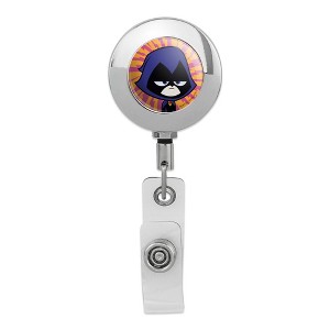 Teen Titans Go! Raven Metal Chrome Badge ID Card Holder Clip - 1 of 3