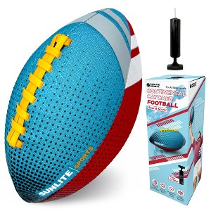 Sunlite Sports Waterproof Football, Outdoor Play, for Pool Beach Lake Park Water Toy, for Kids Children Teens Adults, Family Fun - Blue - 1 of 4