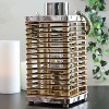 Northlight 15.5" Rustic Chic Rectangular Rattan Candle Holder Lantern with Jute Handle - 4 of 4
