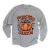 Simply Sage Market Coquette Pumpkin Season Leopard Garment Dyed Long Sleeve - 2 of 4
