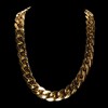 Underwraps Gold 90s Chain Thick Necklace Costume Jewelry - 2 of 3