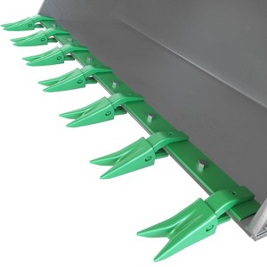 Coucheta Bucket Tooth Bar, Heavy Duty Tractor Bucket Teeth for Sub-Compact Tractor & Skid Steer, No-Drill Installation for Efficient Soil Excavation - 1 of 4