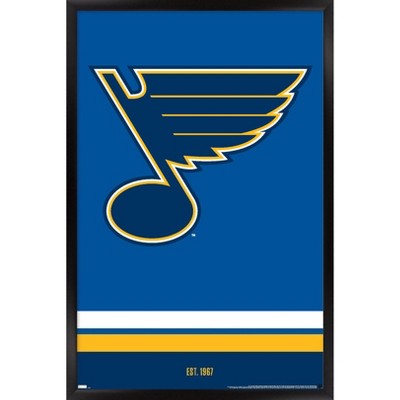Trends International NHL St. Louis Blues - Logo 21 Framed Wall Poster Prints
