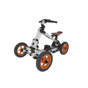 Whisen Modular Go-Kart Kit Kids' Gift, 20-in-1 Ride-On Toy & Balance Riding Bike with Stand Scooter and Building Kit Design - Orange - 1 of 4