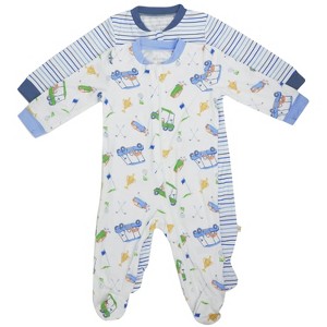 Milkberry Rayon from Bamboo Infant to Toddler Pajama Set for Girls / Boys Sizes 12 Months - 5T - 1 of 4
