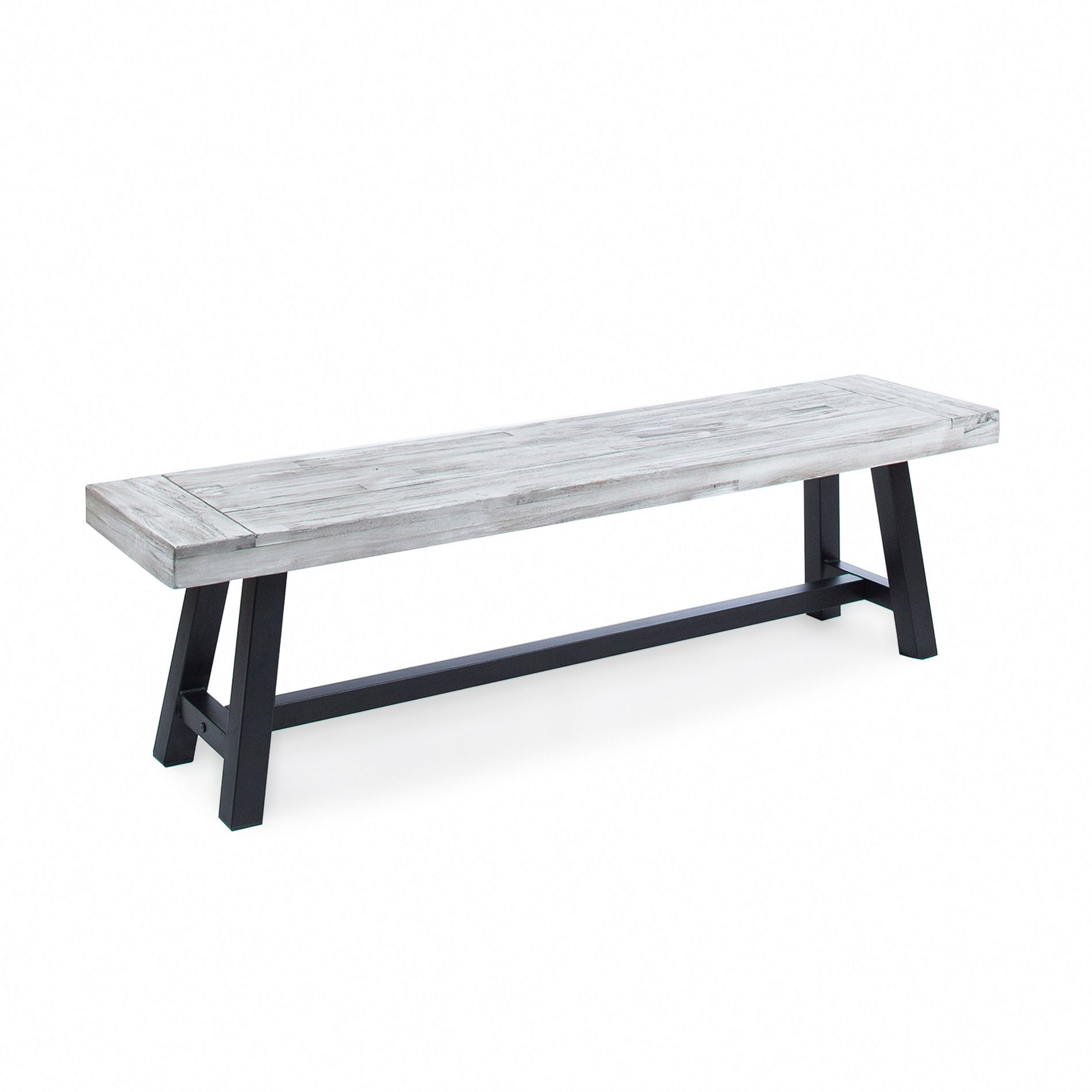 Dexmalle Rustic Acacia Wood Dining Bench