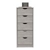 NicBex Modern Wooden Dresser with 6 Spacious Drawers Minimalist Closet Organizers and Storage for Bedroom, Living Room, Hallway - 3 of 4