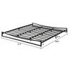 6 Inch Metal Platform Quuen/King Size Bed Frame Low Profile with Sturdy Steel Slats Support - 2 of 4