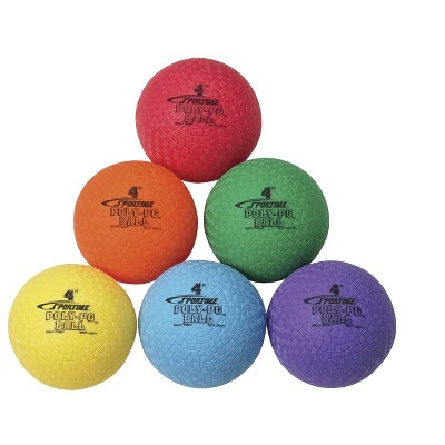 Sportime Poly-PG Ball, 7 Inches, Colors Will Vary