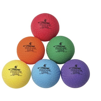 Sportime Poly-PG Gradeball Set, 4 Inches, set of 6