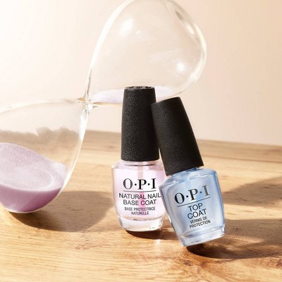 OPI Nail Treatment Natural Nail Base Coat - Clear - 0.5 fl oz_3