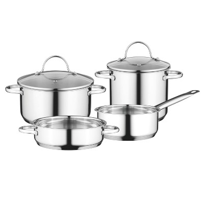 BergHOFF Essentials Comfort 6Pc 18/10 Stainless Steel Cookware Set