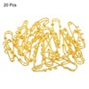 Unique Bargains Metal Decorative DIY Women's Clothing Dress 3 Holes Sewing Brooch Pins 20 Pcs - 3 of 4