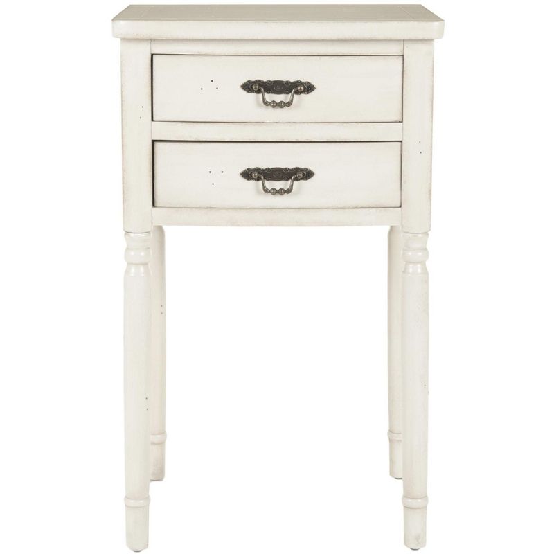 Marilyn End Table With Storage Drawers  - Safavieh, 1 of 10