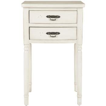 Marilyn End Table With Storage Drawers  - Safavieh