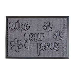 Collections Etc Unique Wipe Your Paw Skid-Resistant Utility Rug - 1 of 4